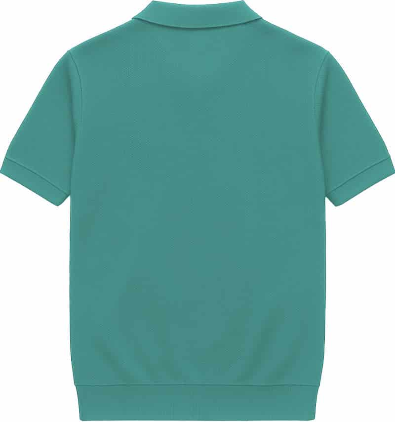 POLO DE PUNTO BOTONES MENTA - miniatura 3