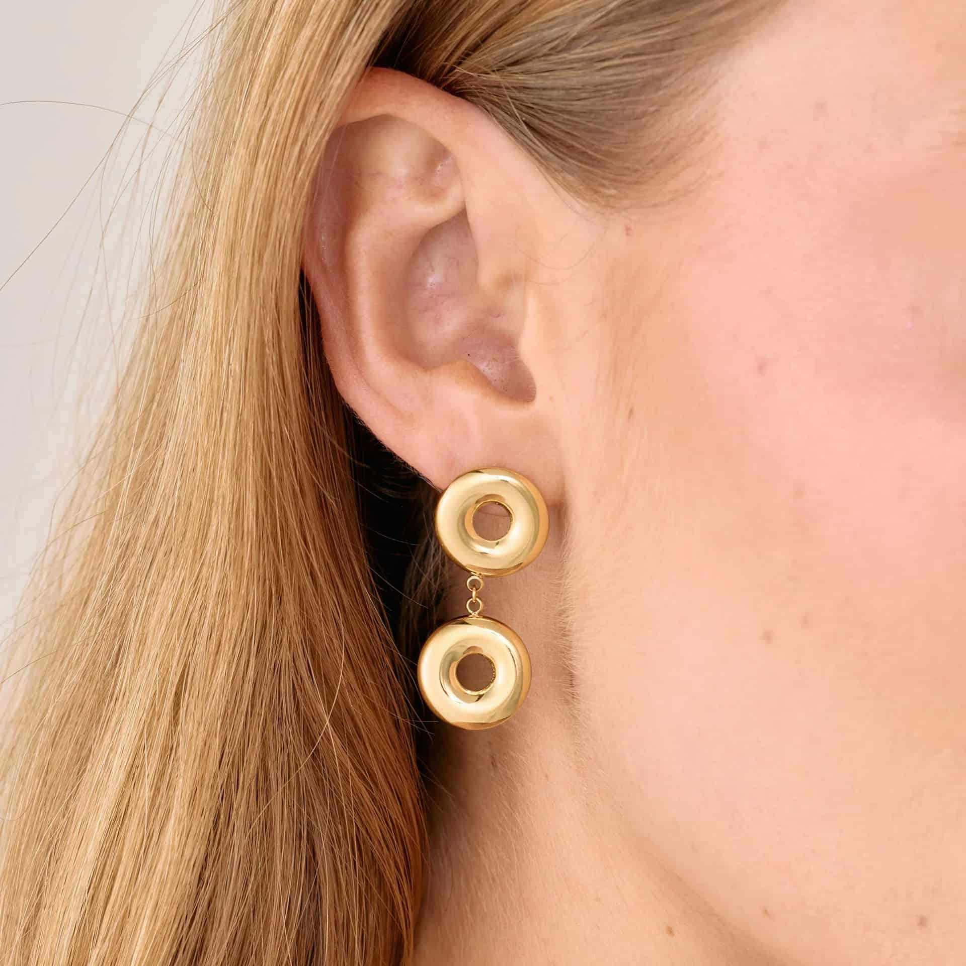 Aretes Halo Double - miniatura 2