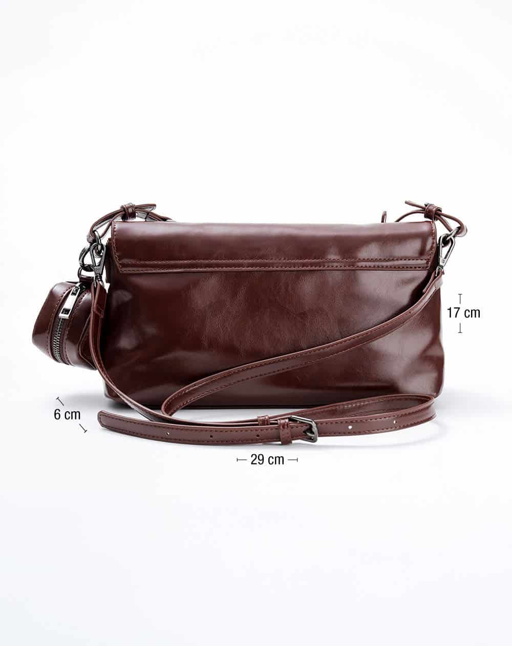 Bolso + monedero café mujer - miniatura 5