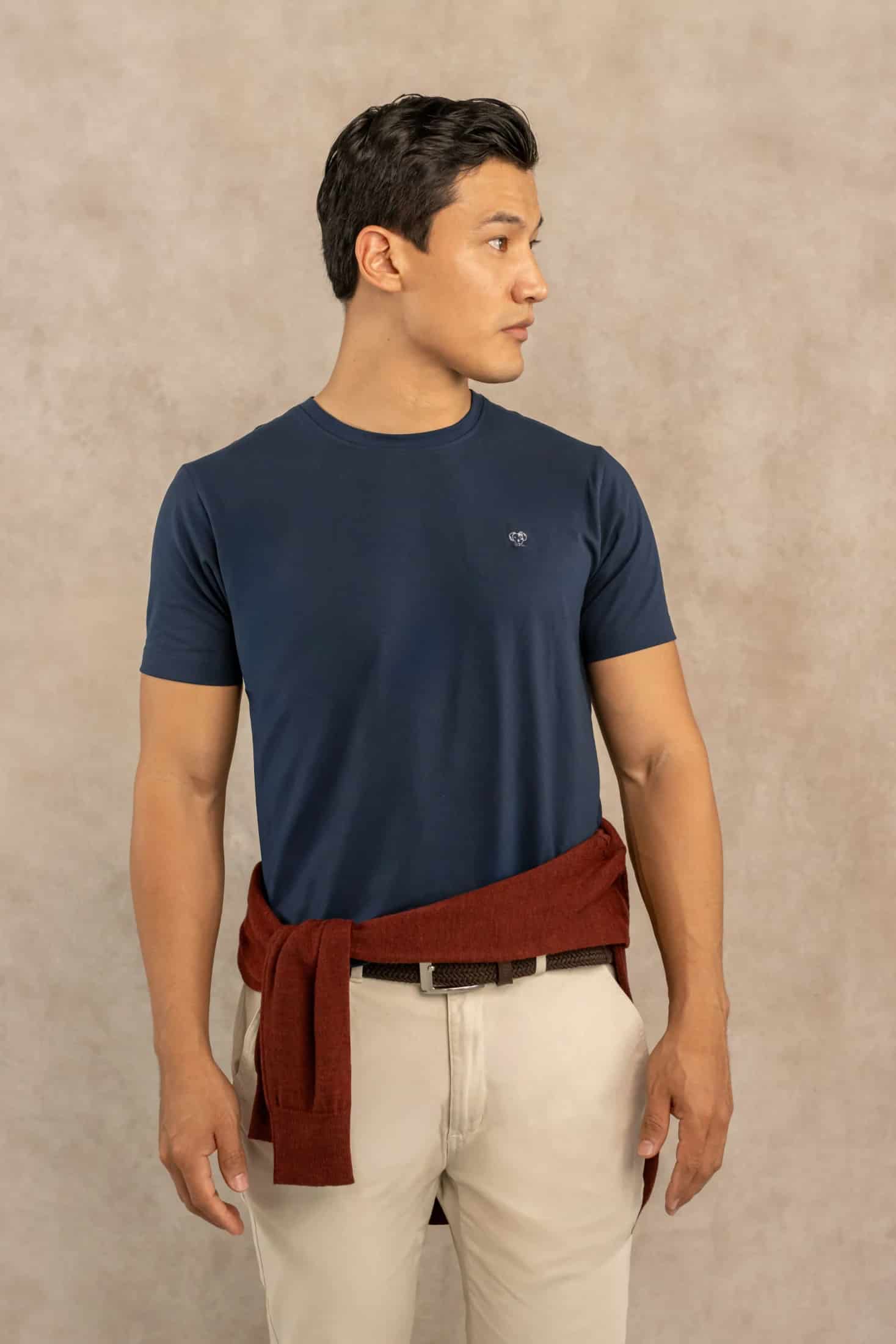 Camiseta Antimanchas Dark Blue - Talla Regular - miniatura 5