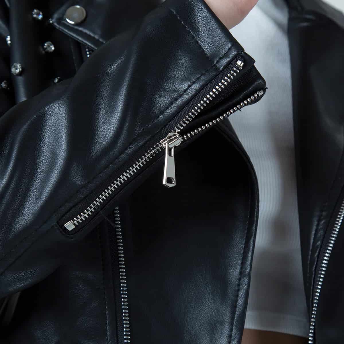 Chaqueta Sintetica Biker Crystal - miniatura 28