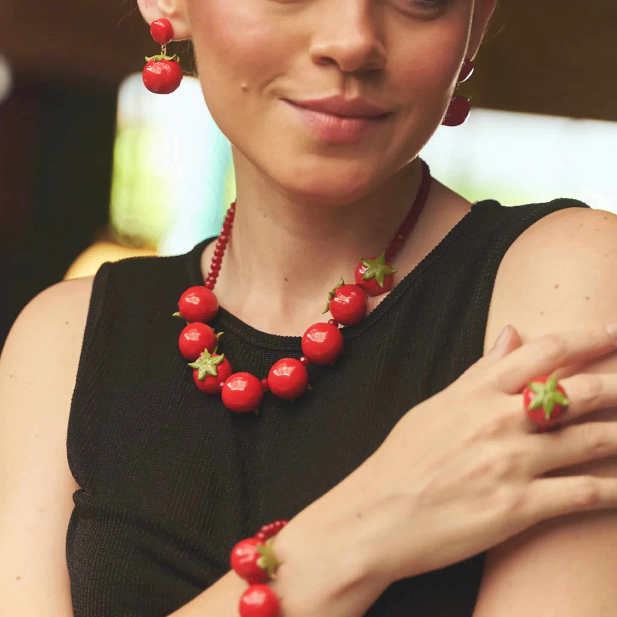 Collar Pomodoro Rojo - miniatura 2