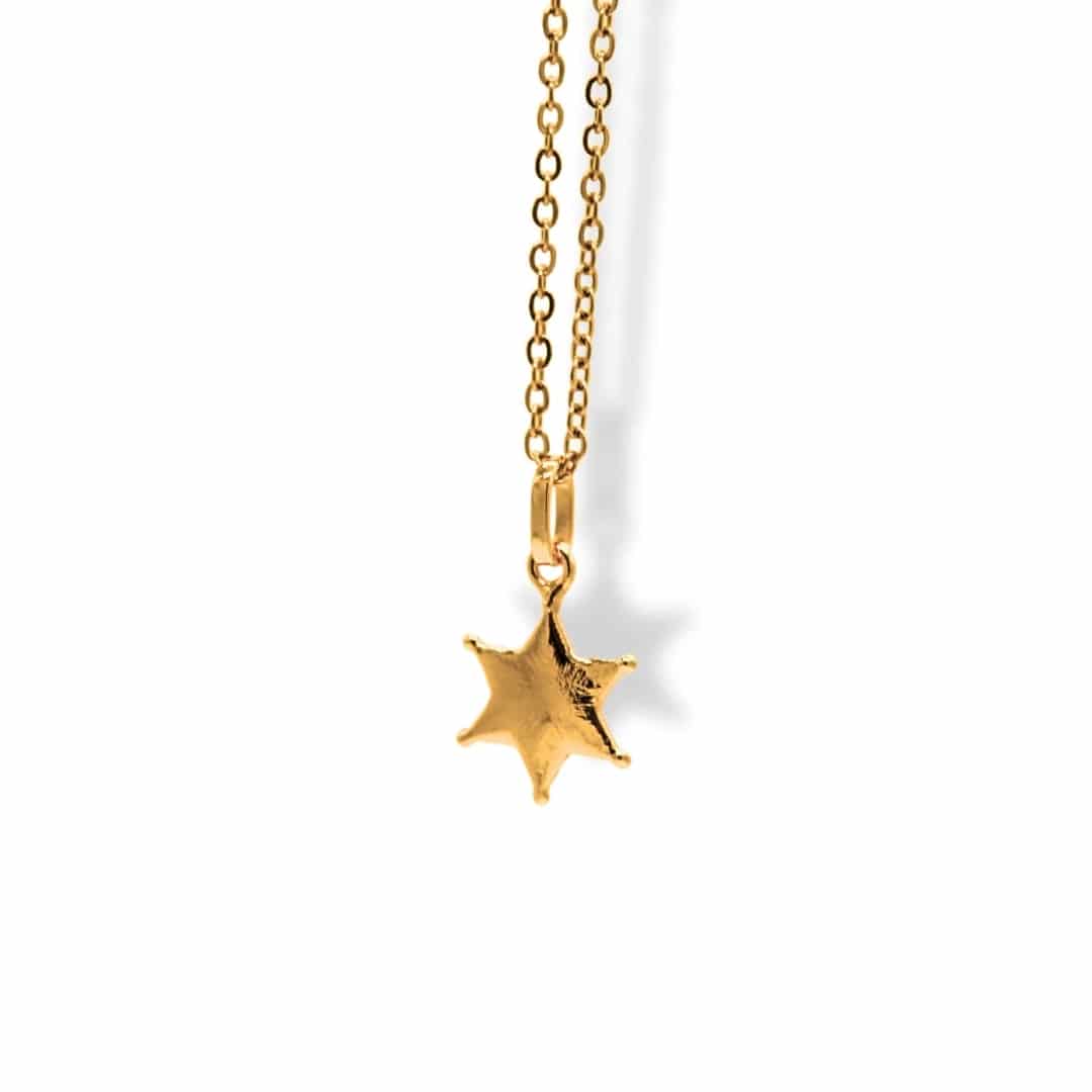 Cadena con estrella de sheriff pequeña - miniatura 2