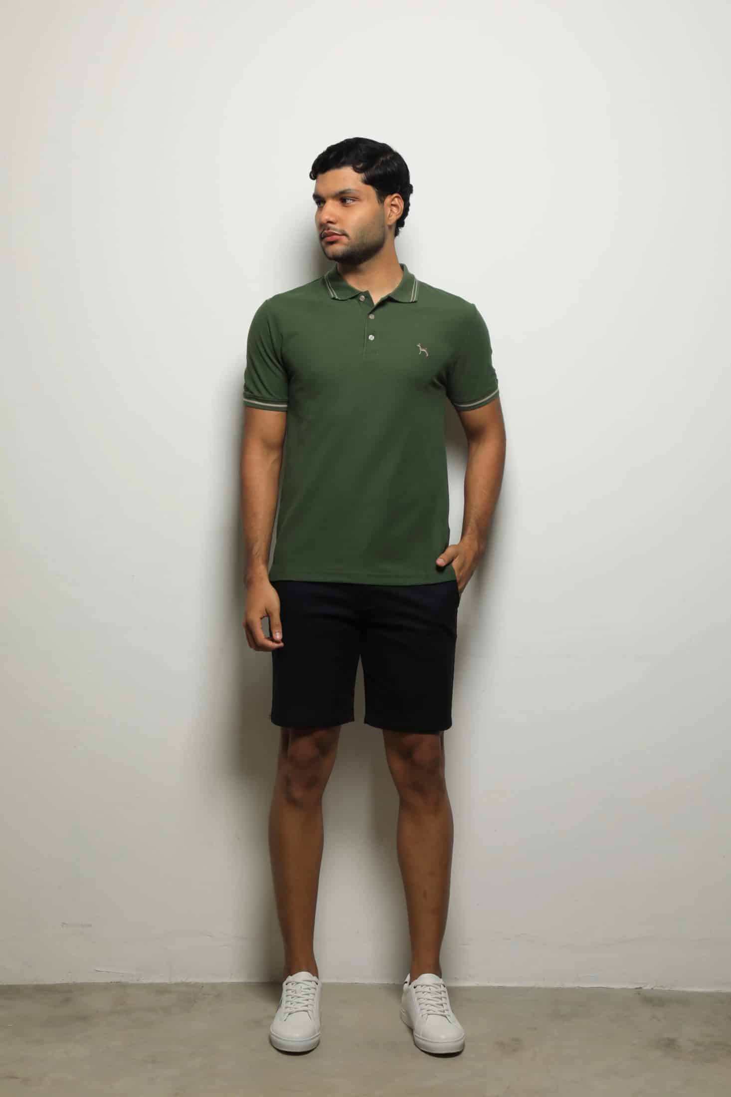 Polo Básica Verde - miniatura 1