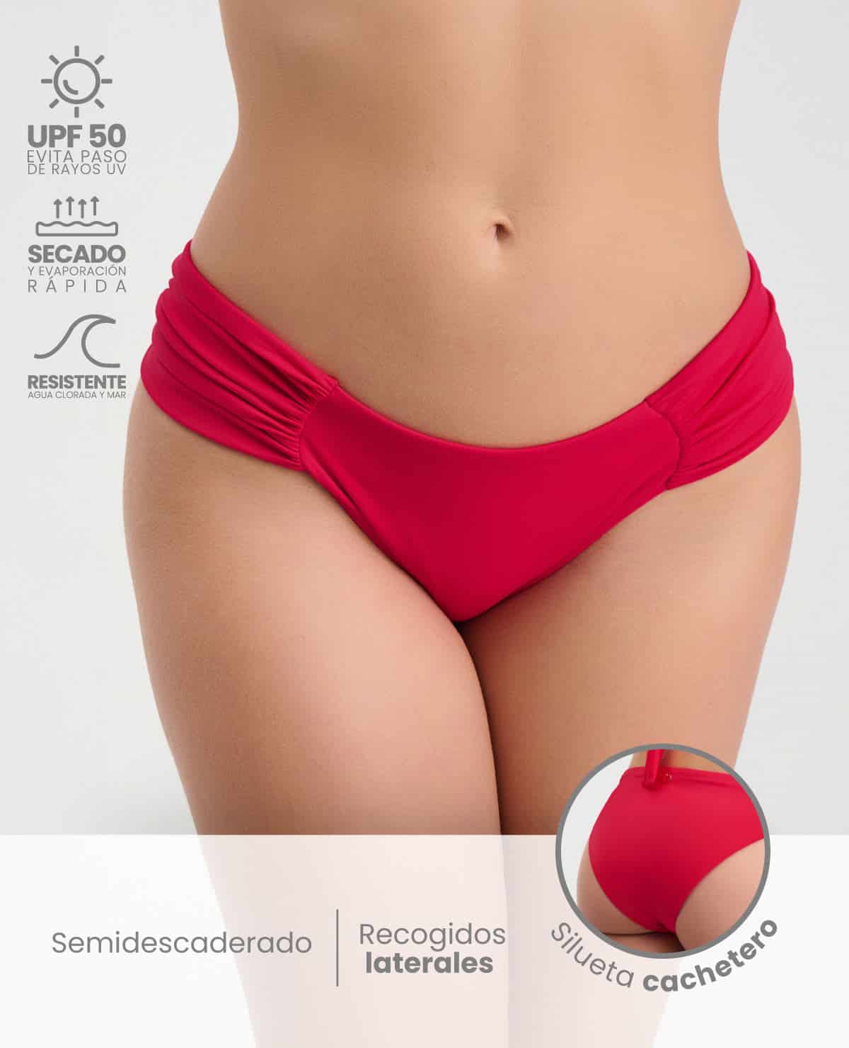 Panty de Baño | Semidescaderado | Recogidos Laterales - miniatura 2