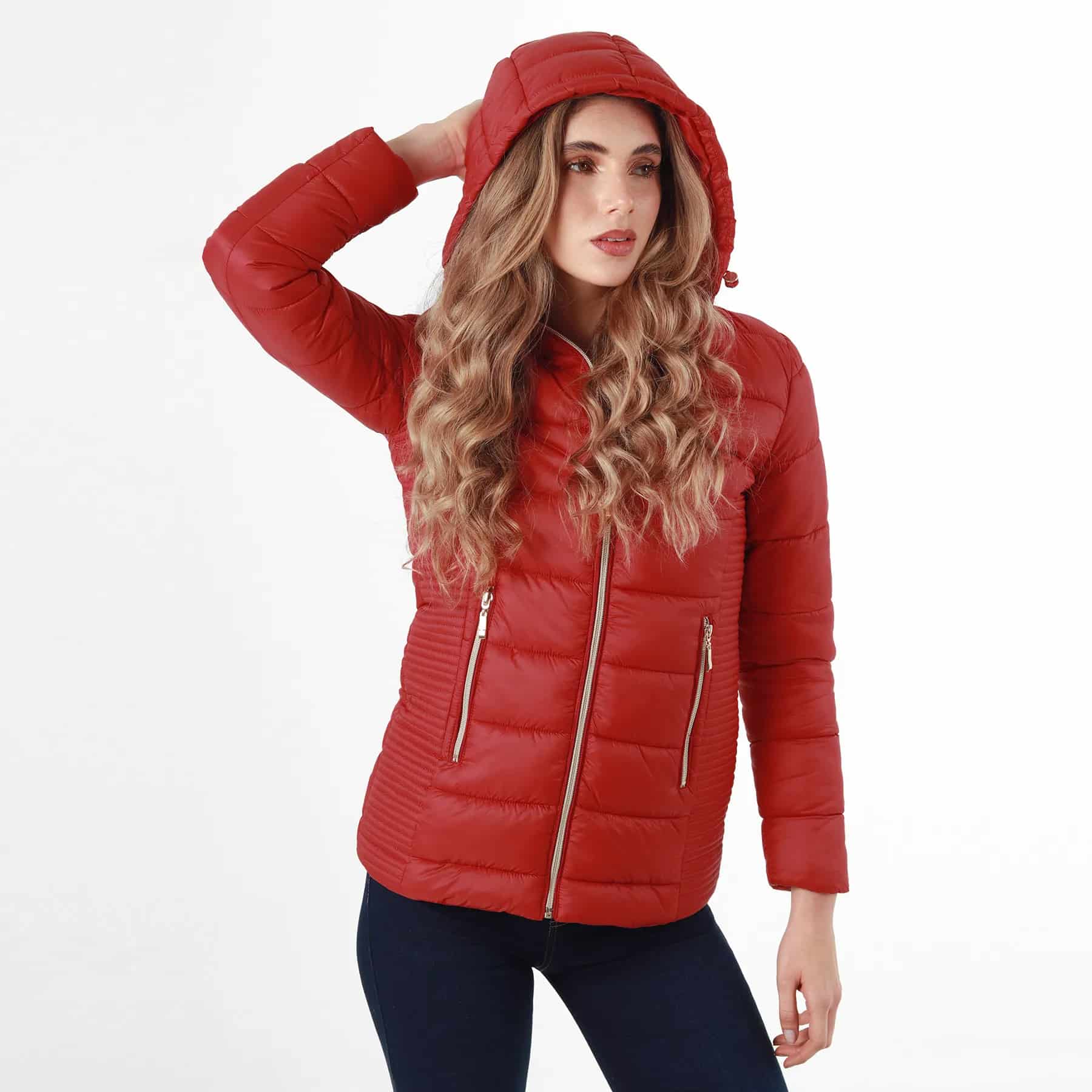 Chaqueta Acolchada Roja - miniatura 1