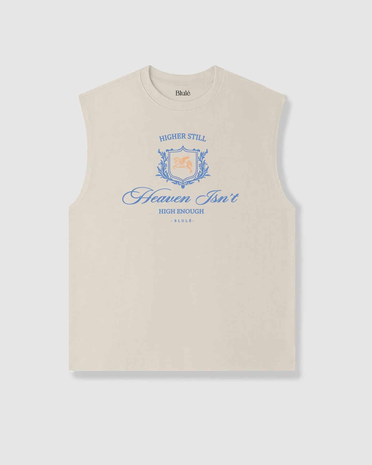 Oversized Sleeveless Higher Still Vanilla - miniatura 1