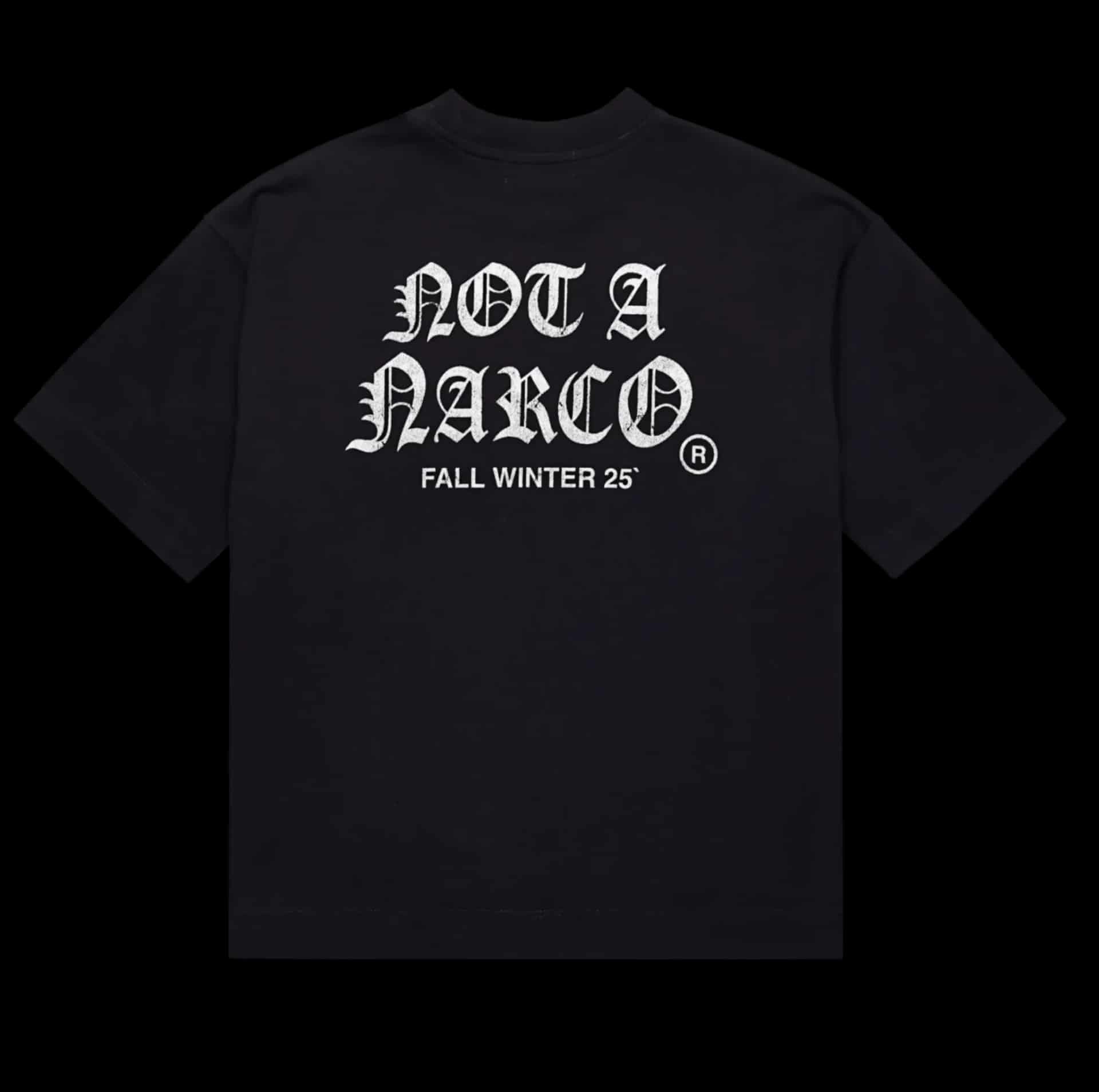 NOT A NARCO FW25 WHITE T-SHIRT - miniatura 20