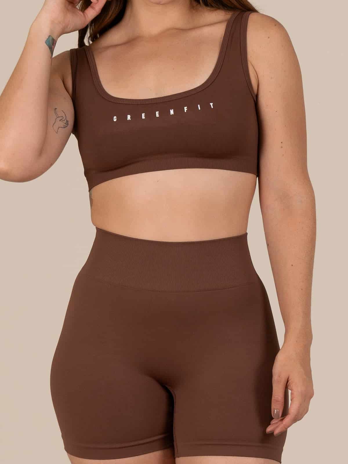 Central short set seamless cafe - miniatura 4