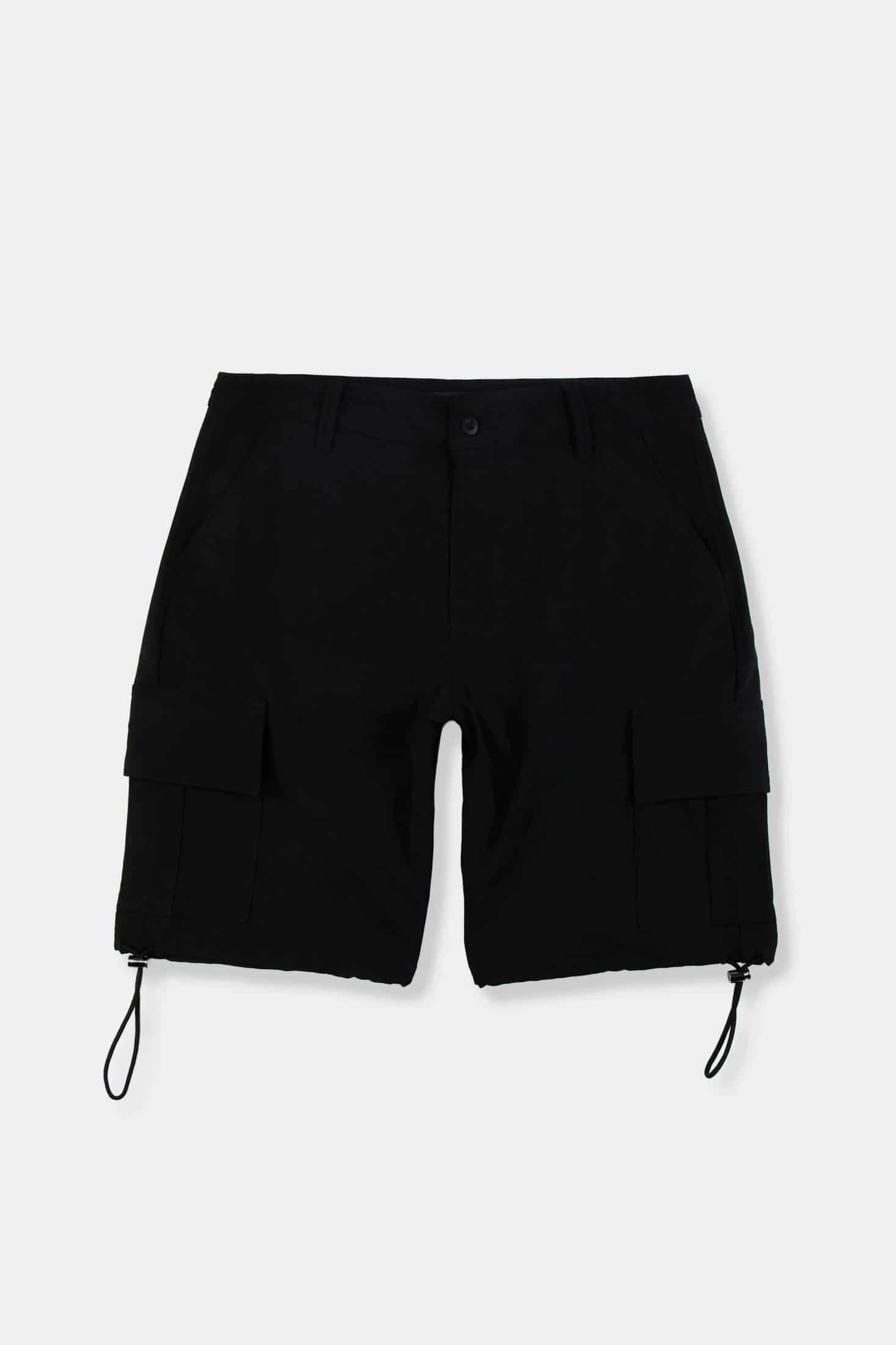 BERMUDA CARGO COLOR NEGRO - miniatura 1