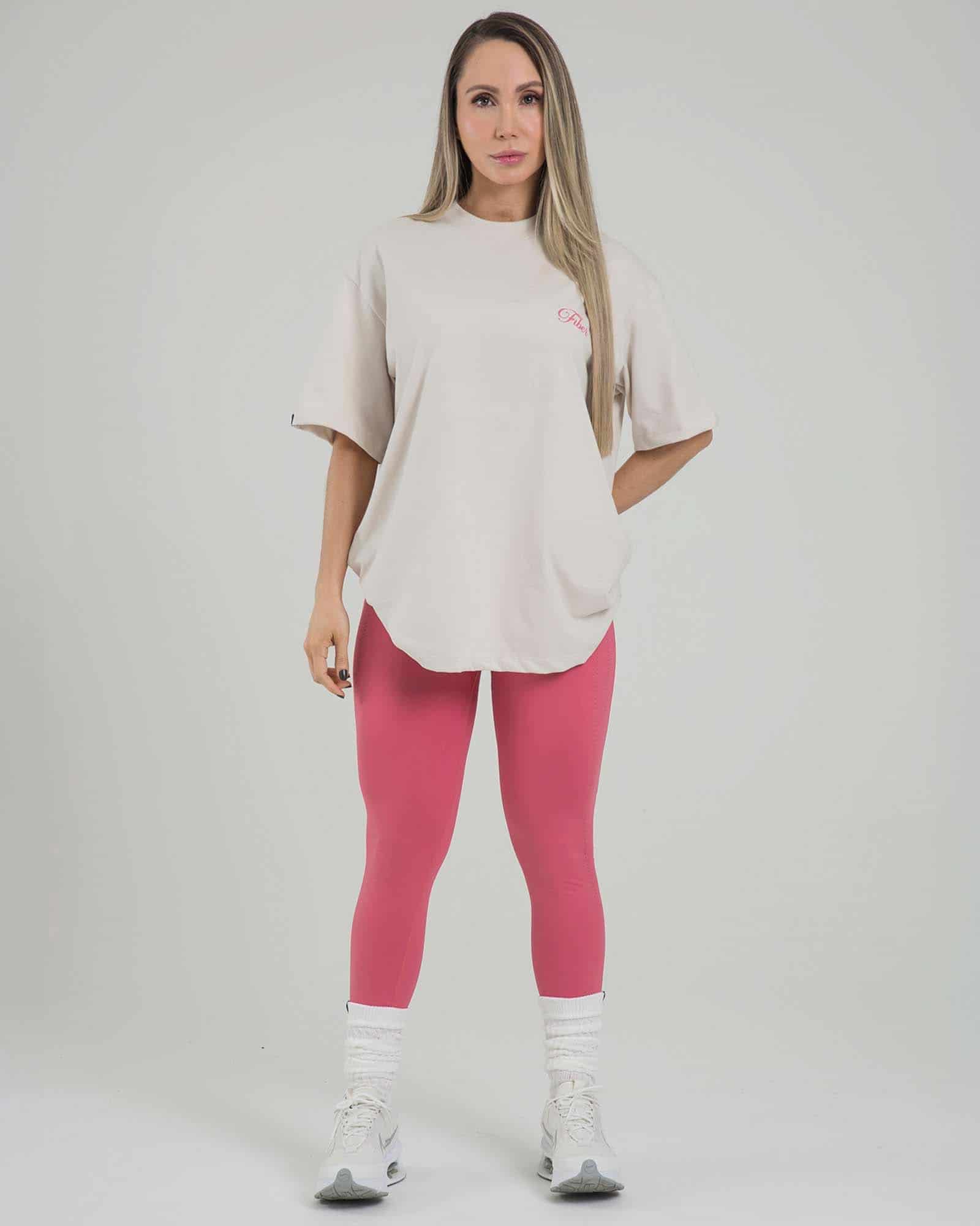 Leggings sculpt glow fucsia rouge genuina - miniatura 1