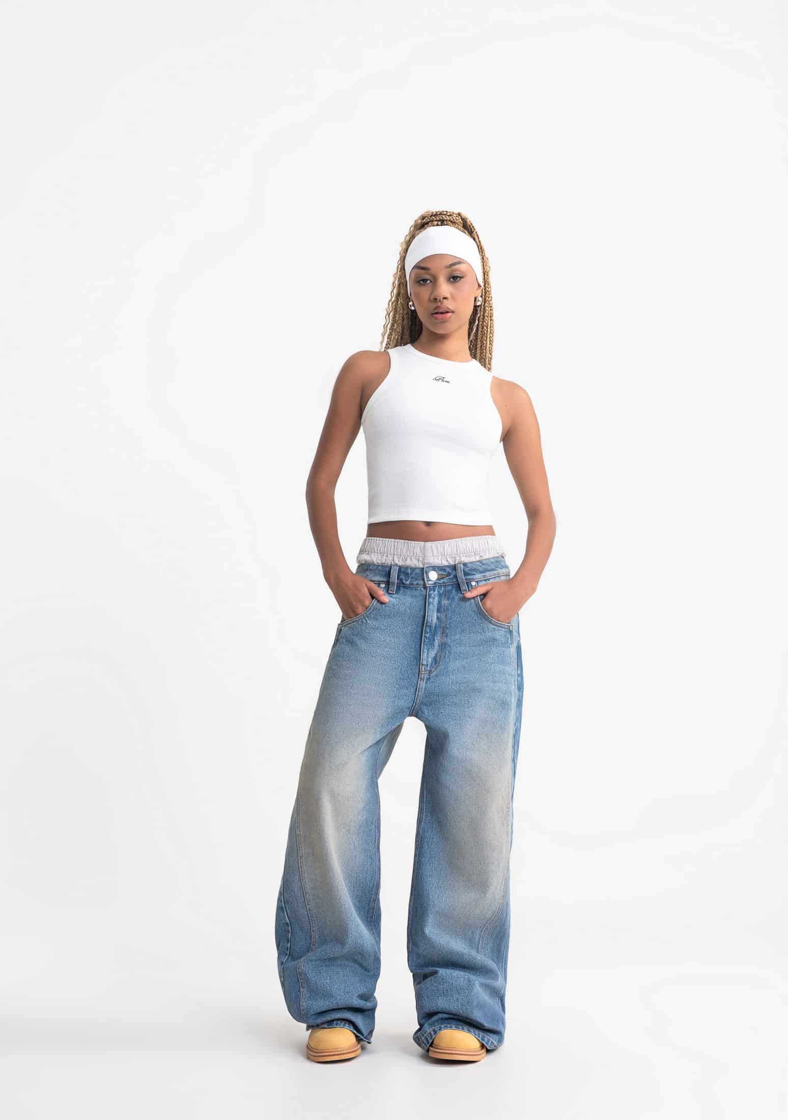 Rustic white Tank top - miniatura 4
