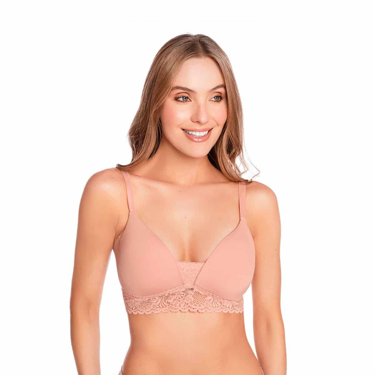 BRASIER TRIANGULAR SIN ARO CON ESPALDA ANCHA - miniatura 2