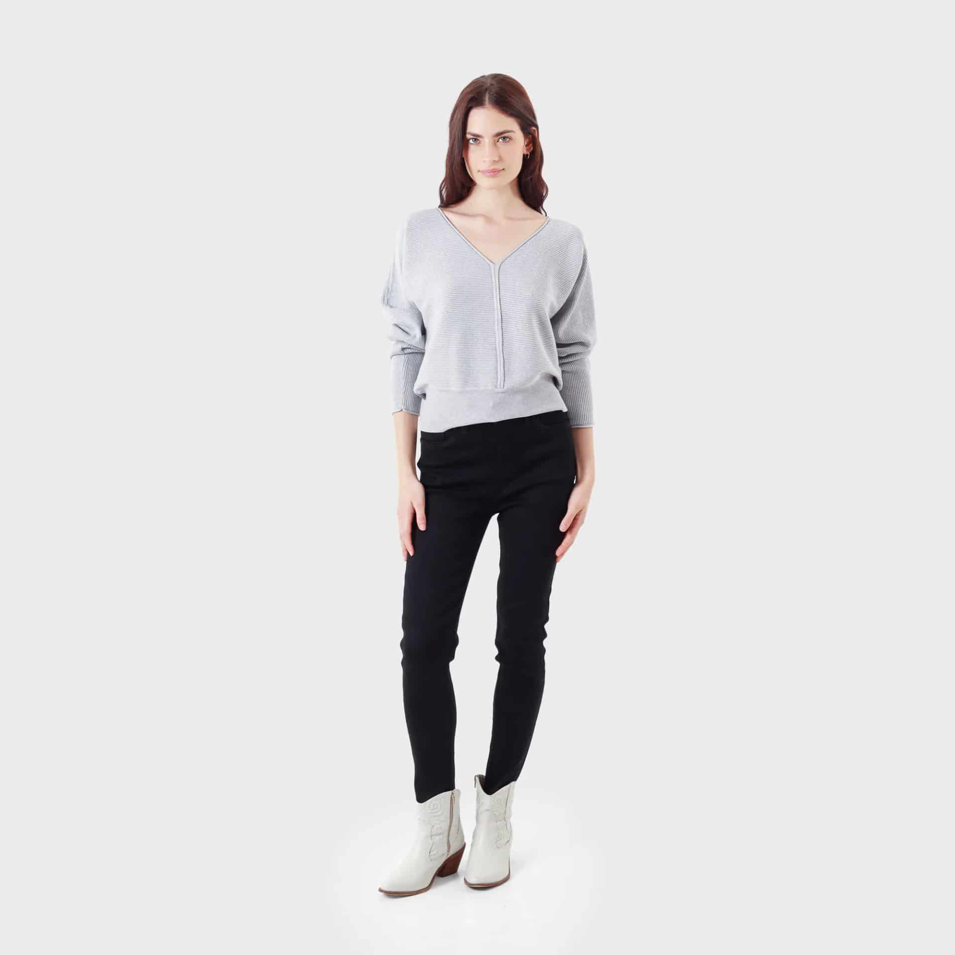 Jean Tiro Medio Bota Skinny - miniatura 4