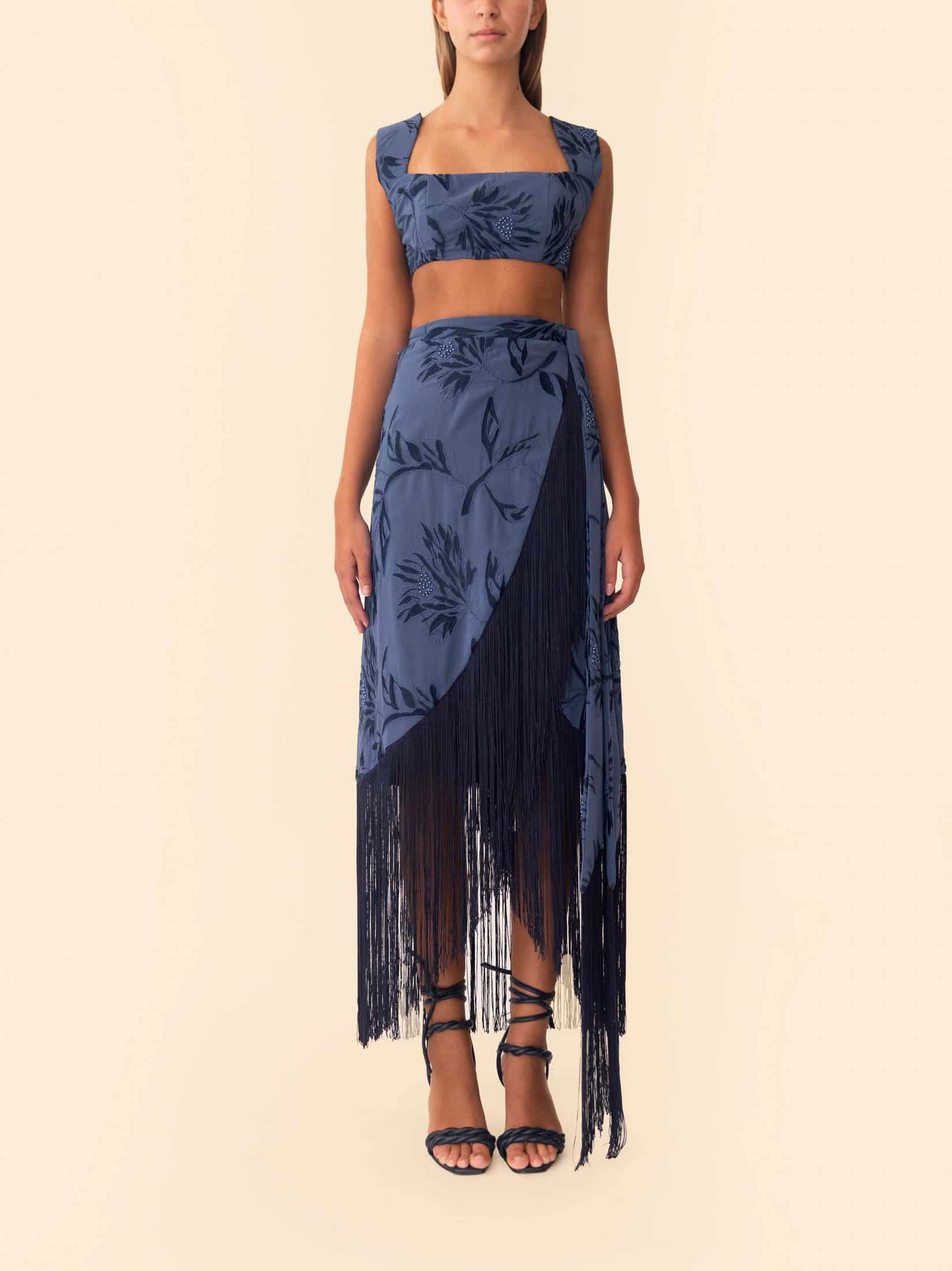 GRASSLAND SKIRT NAVY BLUE - miniatura 1