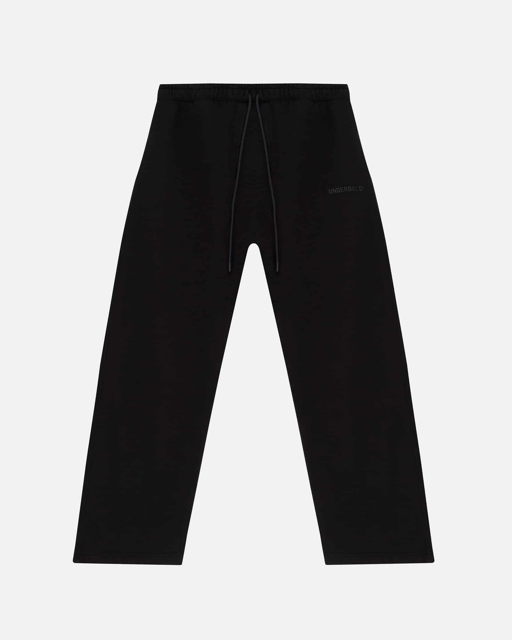 Line Logo Straightpants Black - miniatura 1