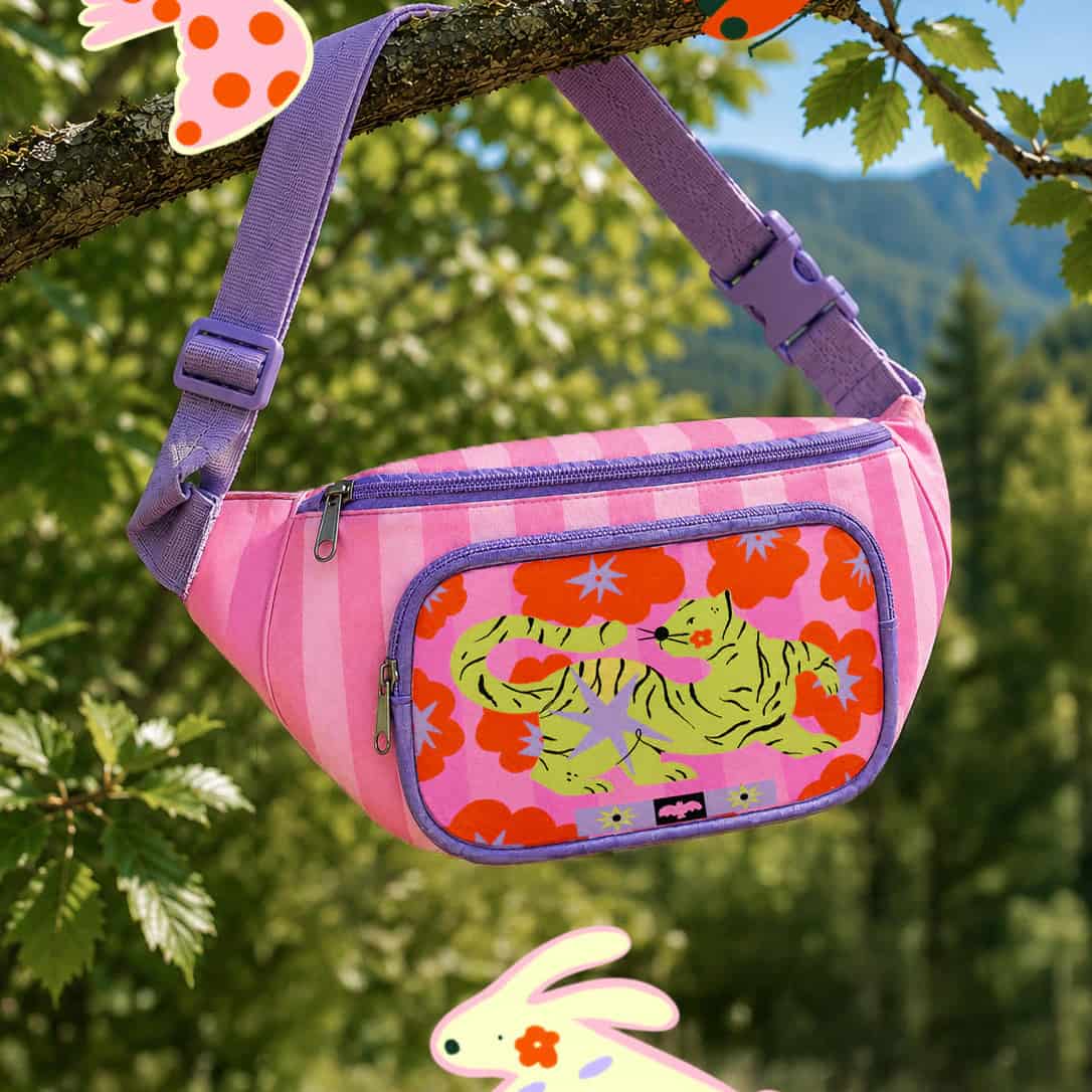 Cangurera Selva Rosa 🌺🐅 - miniatura 4