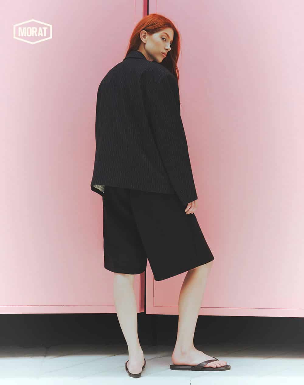 Blazer cropped negro unisex GEF | MORAT - miniatura 5