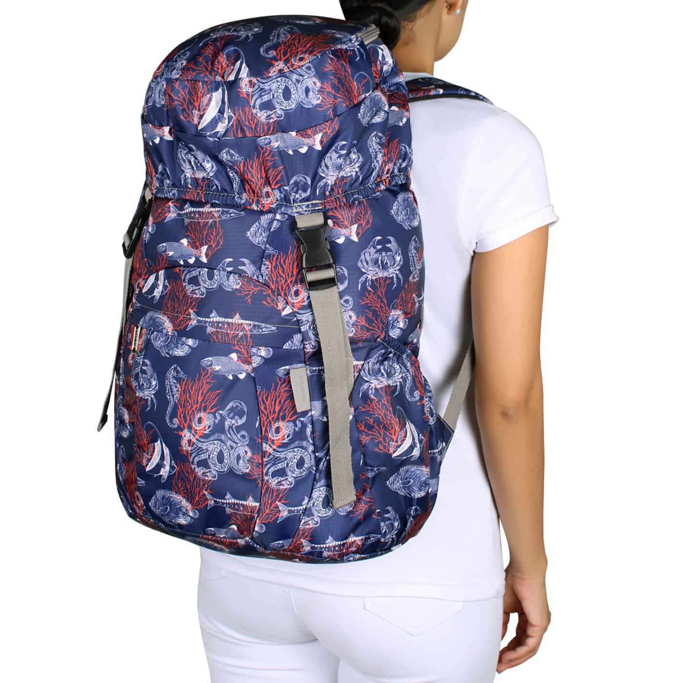 Morral Viajero ULTRA Plegable Estampado Vida Citybags Multicolor - miniatura 5