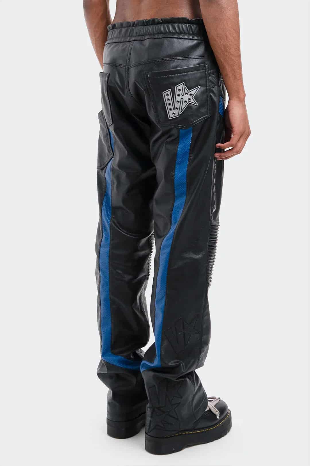 VENENO PANTALON CUERO BIKER GO FASTER - miniatura 8
