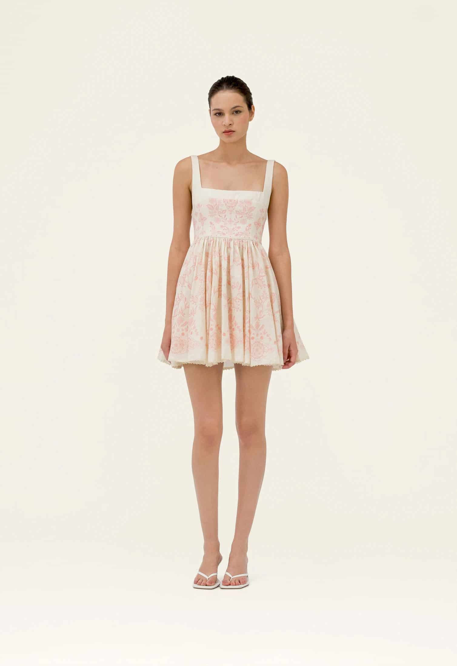 Hierbabuena Floritura Mini Dress - miniatura 1