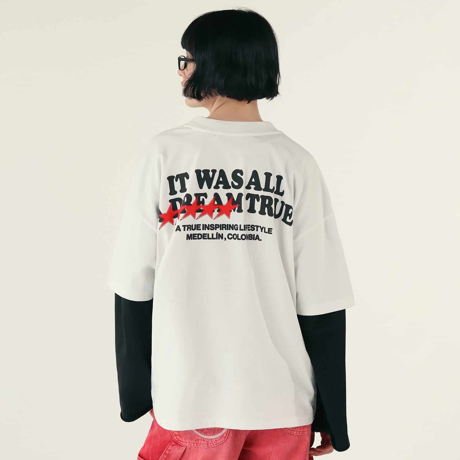Dream True Boxy T-Shirt - Cream - miniatura 9
