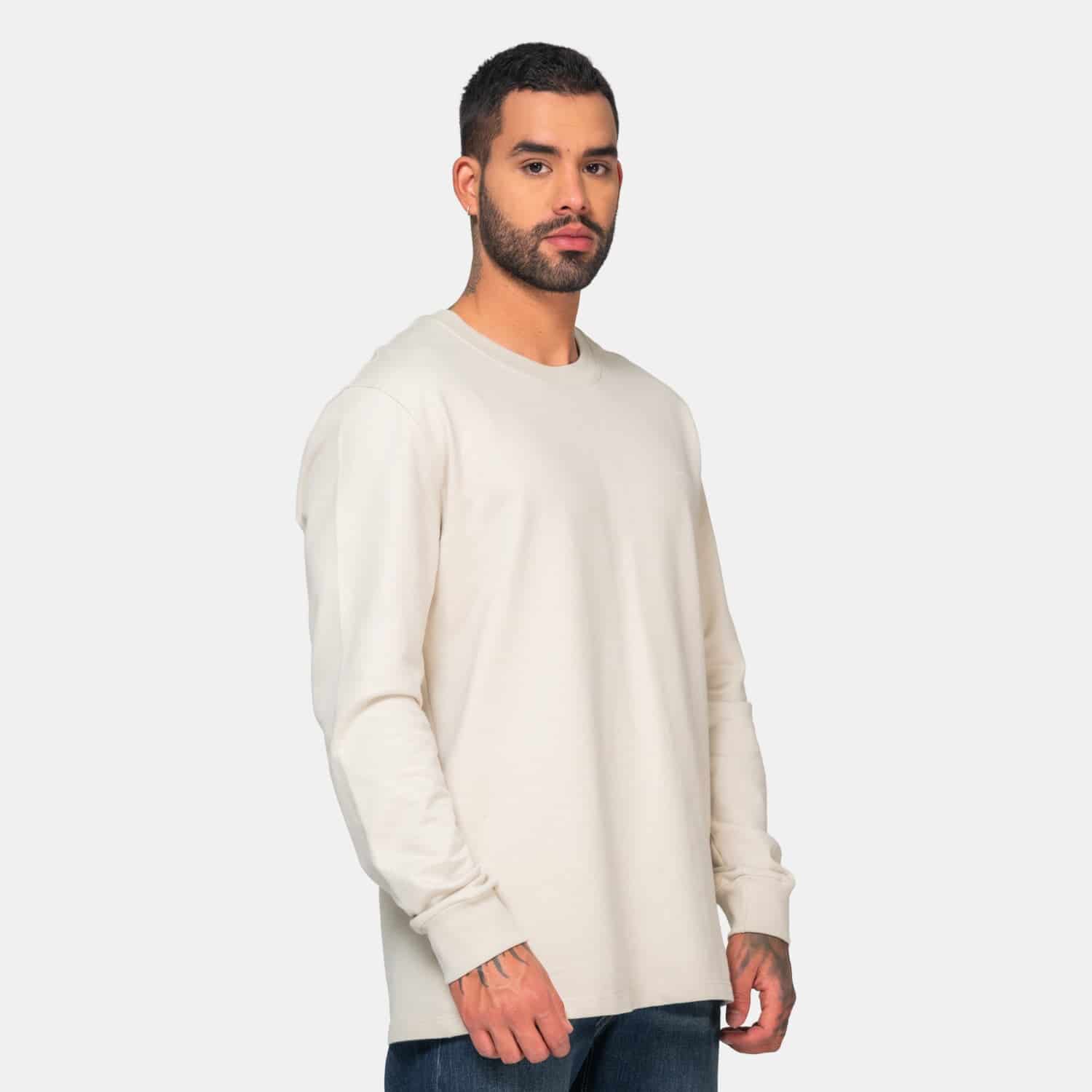 Long Sleeve Essential Beige - miniatura 1