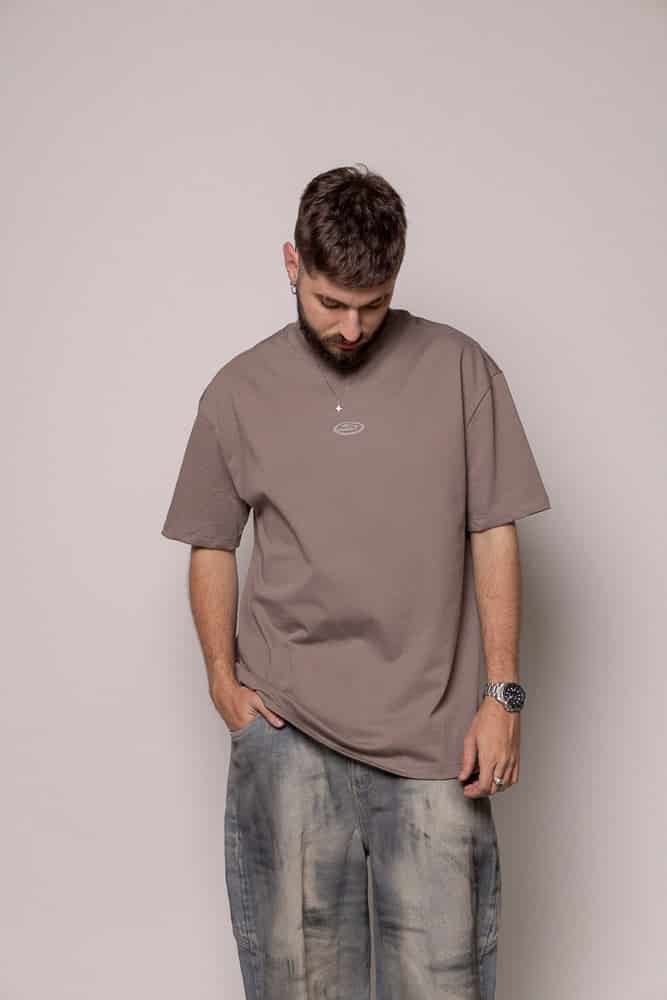 Camiseta Basica Sogno-Gris - miniatura 6