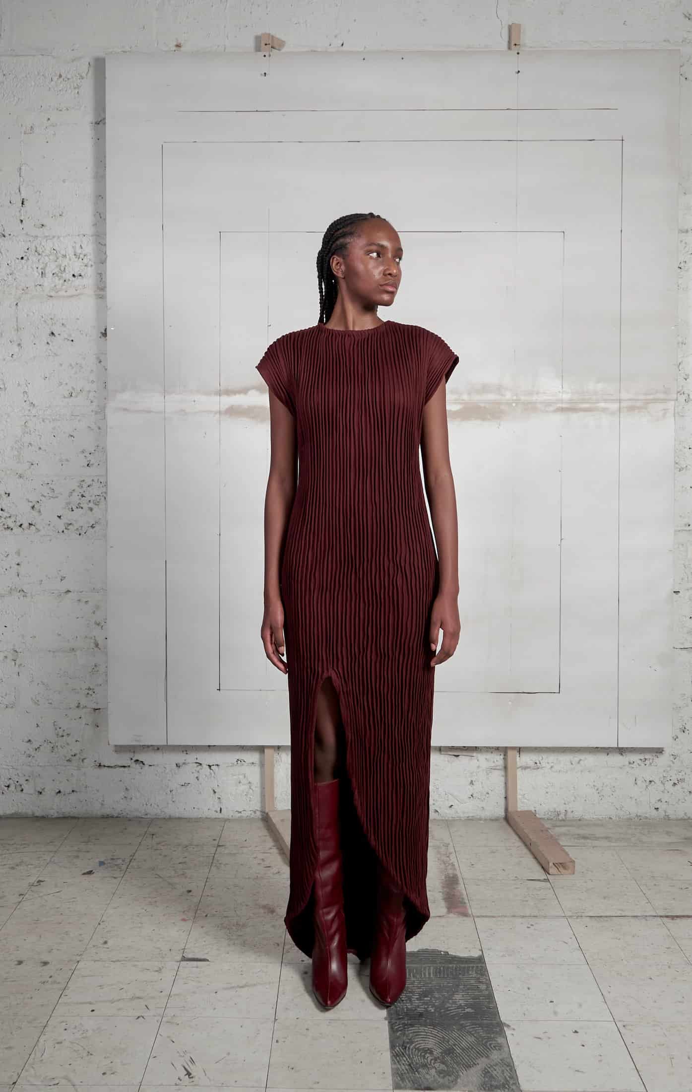 FURROWS TULIP DRESS - miniatura 2
