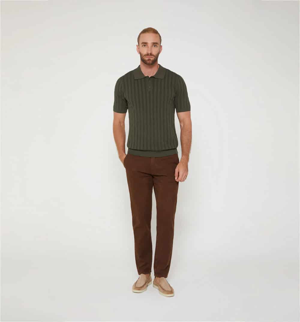 Polo tejida para hombre - miniatura 3