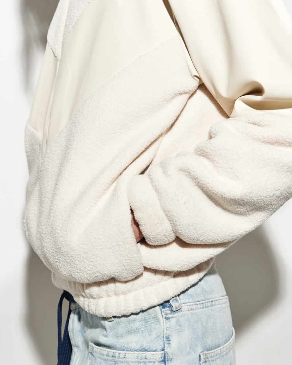 CREAM POLAR JACKET - miniatura 6