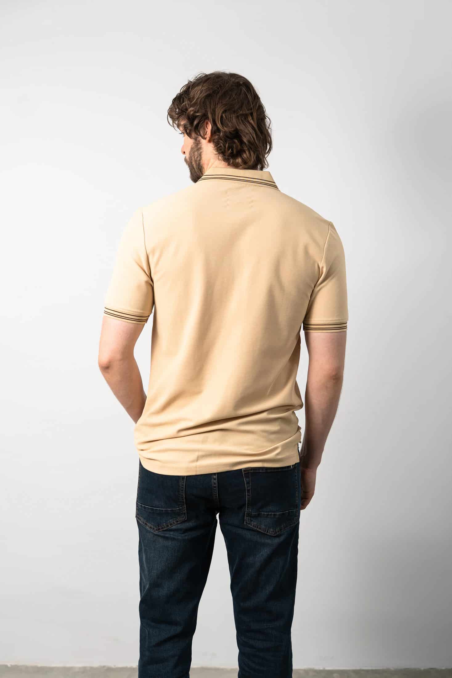 Polo Básica Crema - miniatura 4