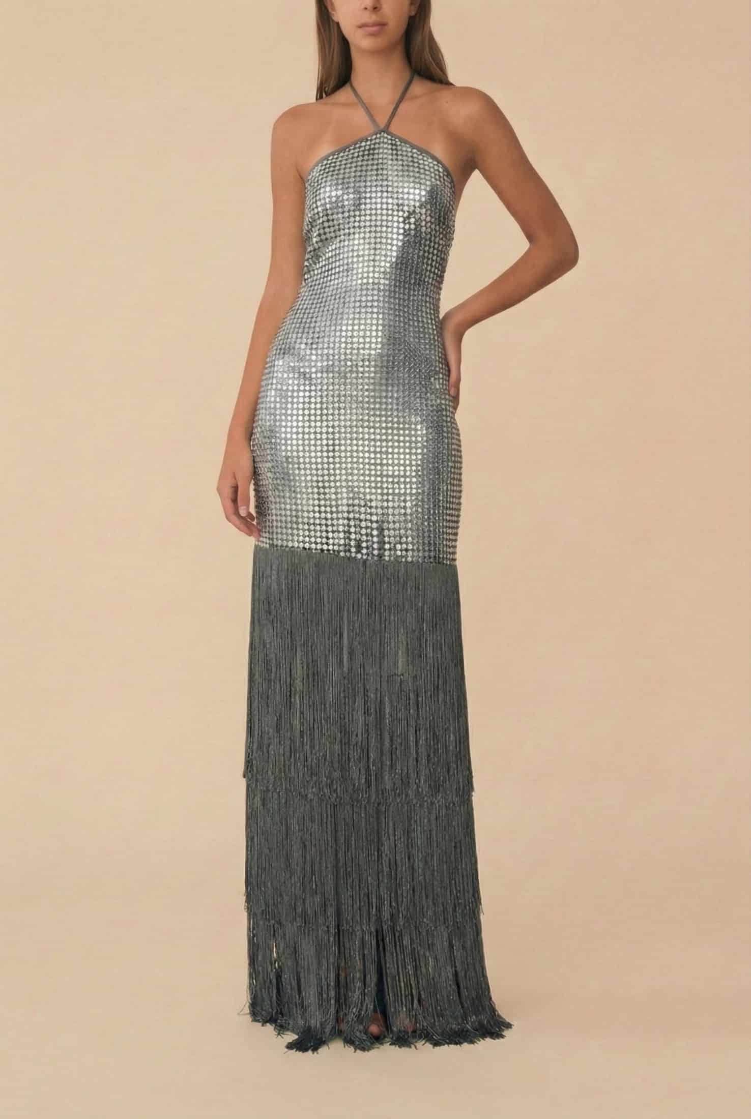 SARA DRESS SILVER - miniatura 1