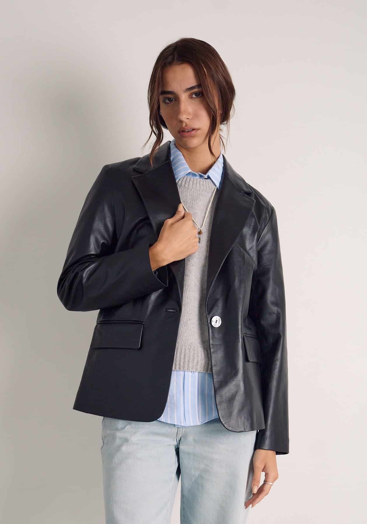 Blazer M Femme Negro - miniatura 3