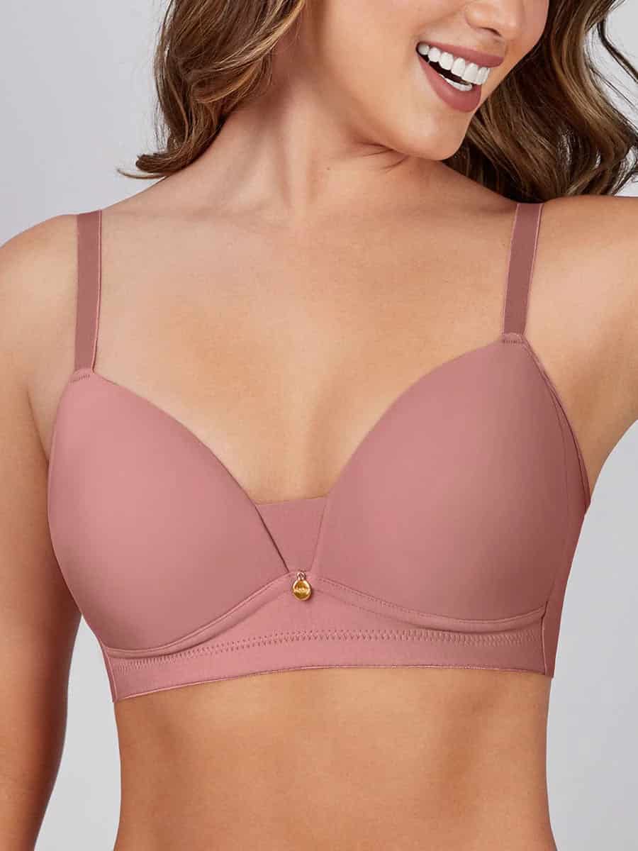 Brasier Triangular sin Aro Rosa Salmón - miniatura 3