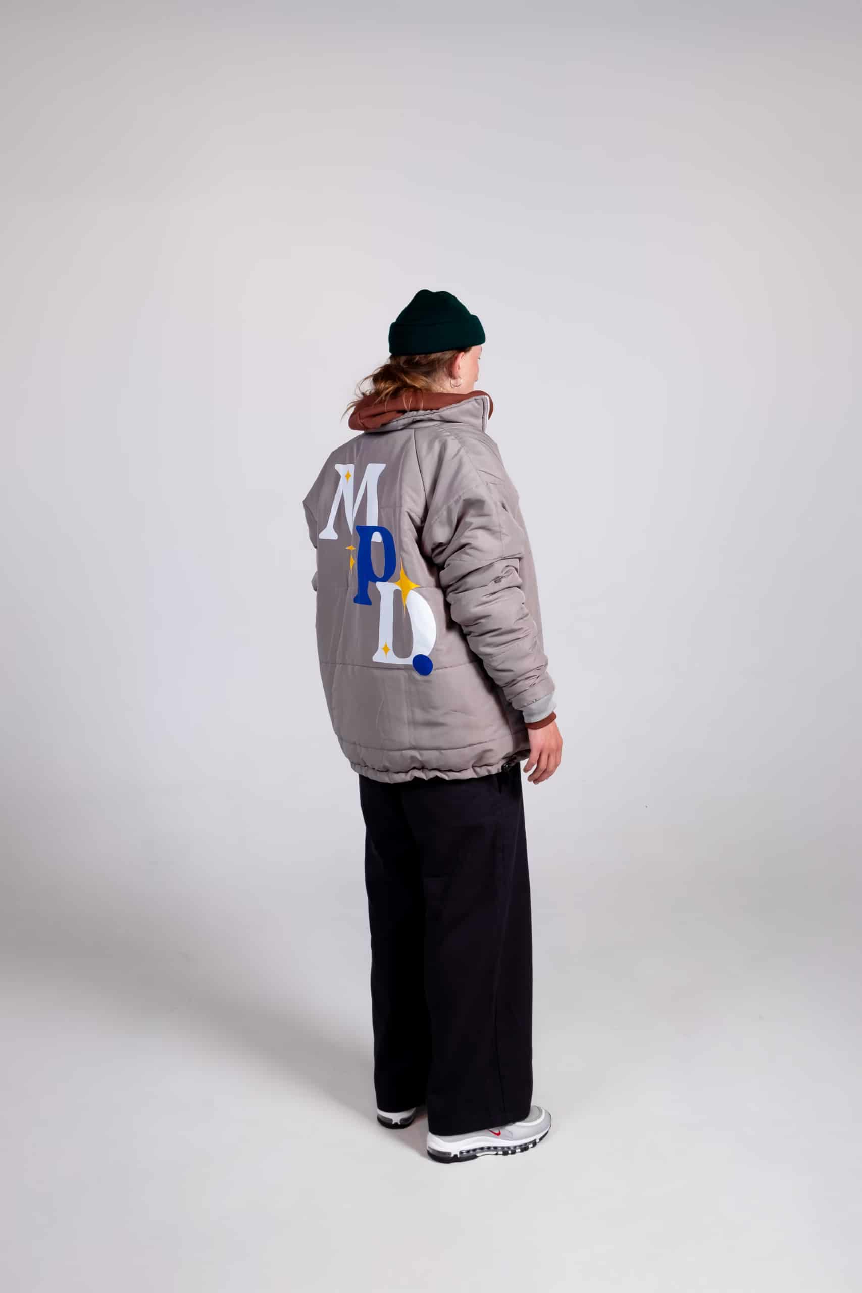 Chaqueta Gris Puffer - miniatura 2