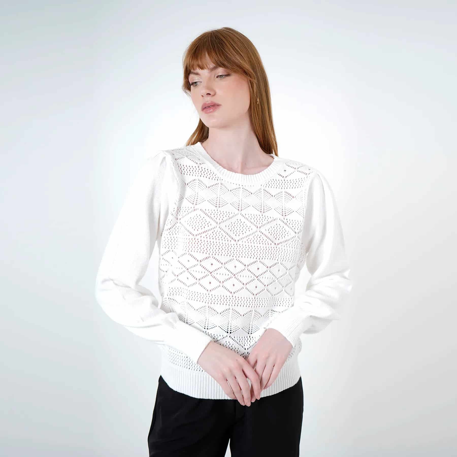 Sweater Cuello Camisero Manga Larga - miniatura 1