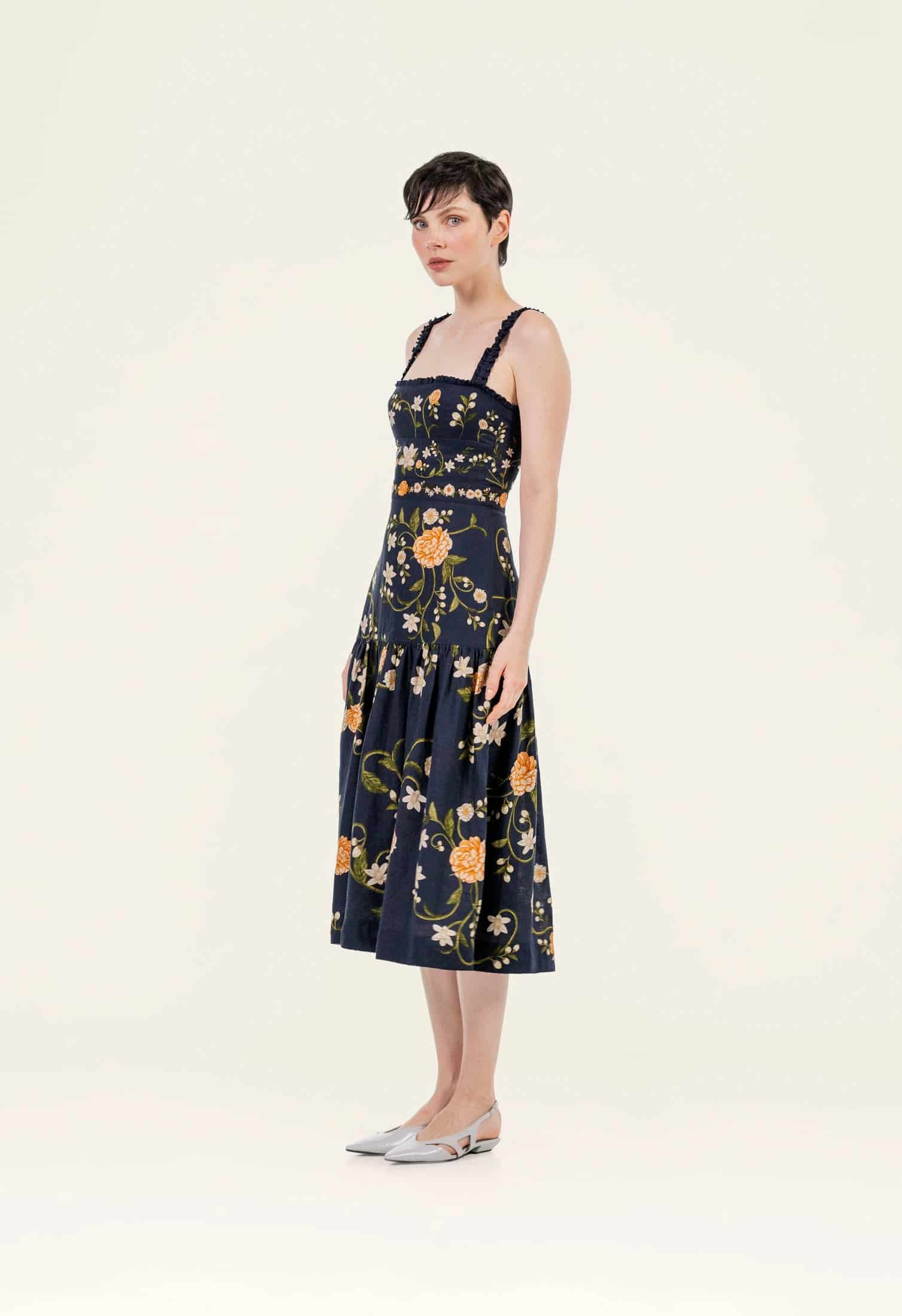 Nispero Valle Midi Dress - miniatura 2