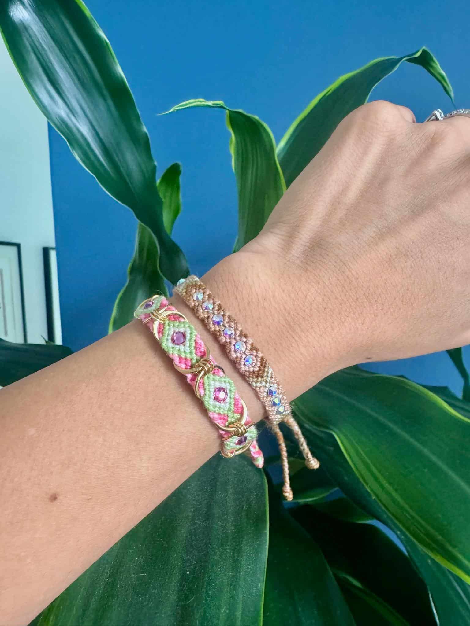 Free Spirit Hoops Bracelet | Sahara Blush - miniatura 3