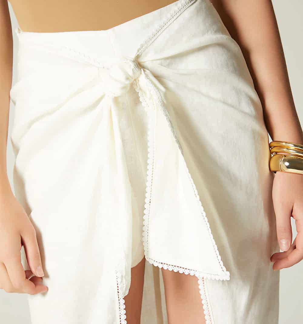 Falda con de amarre con short interno - miniatura 3
