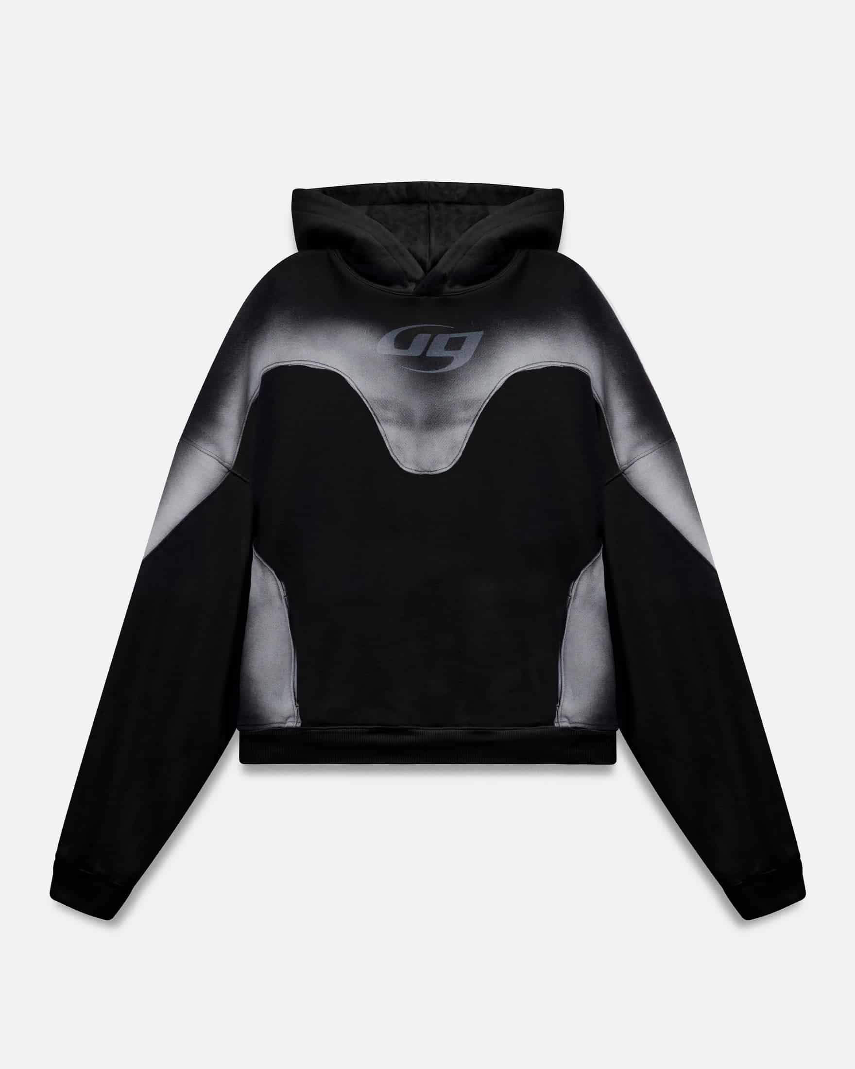 Act 1 UG Boxy Fit Hoodie Sandblast Black - miniatura 1
