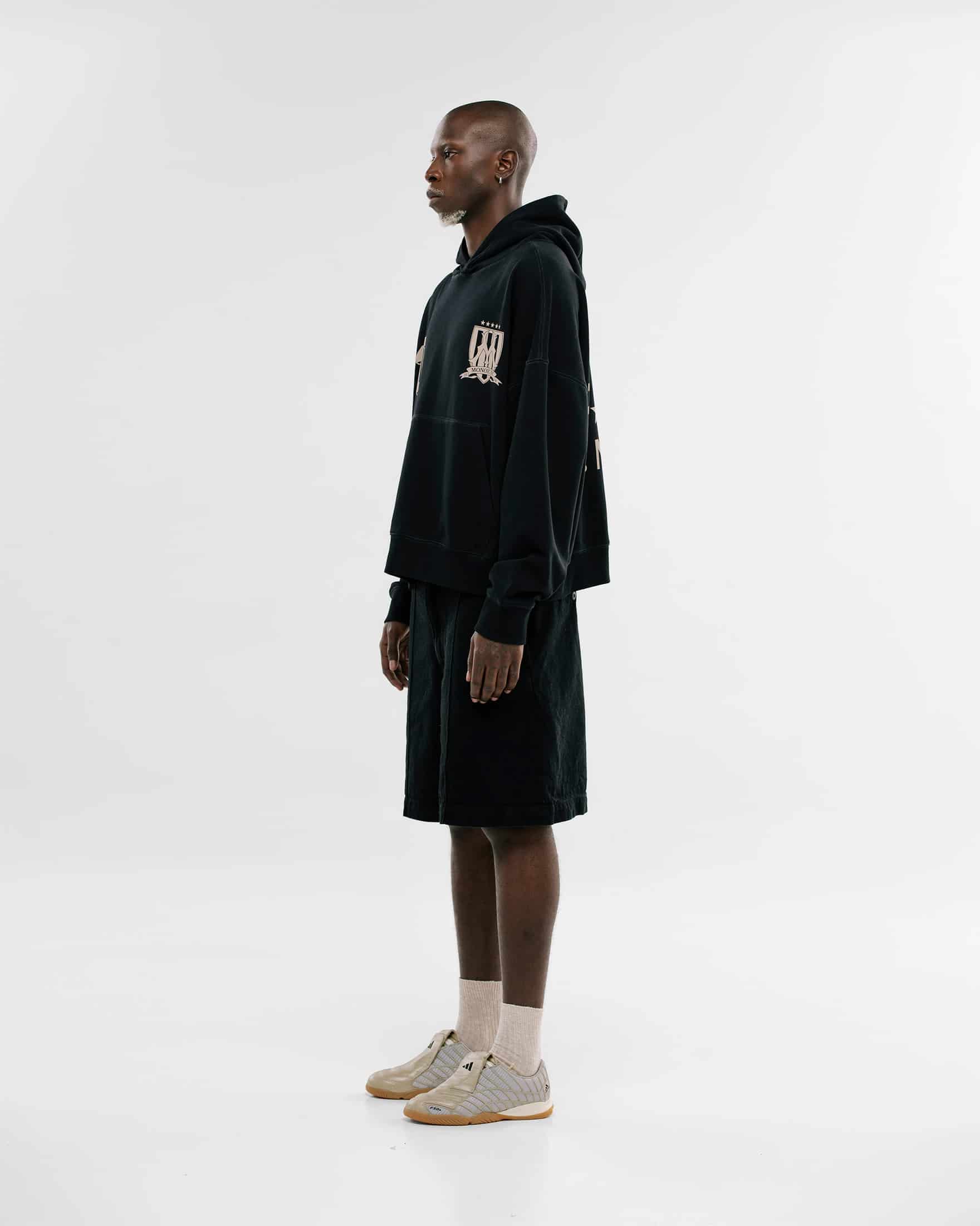 Hoodie Oversized MONOIC F.C - Negro Oscuro - miniatura 5