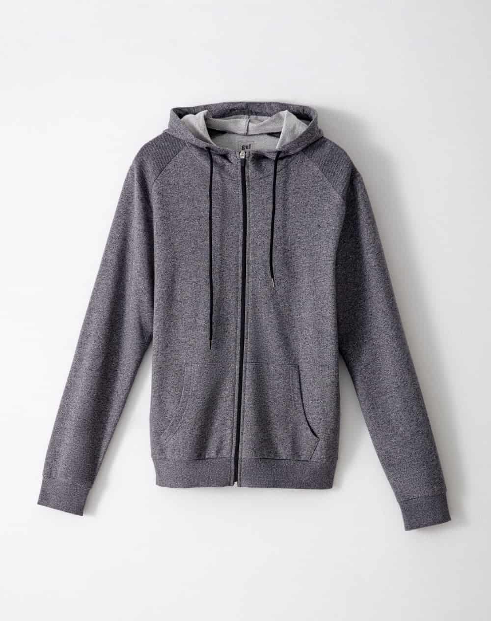 Chaqueta regular algodón gris hombre - miniatura 5