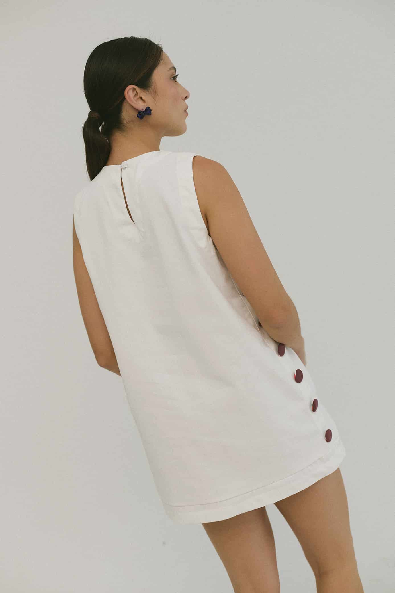 Vestido Anfitriona Cherries Crudo - miniatura 10