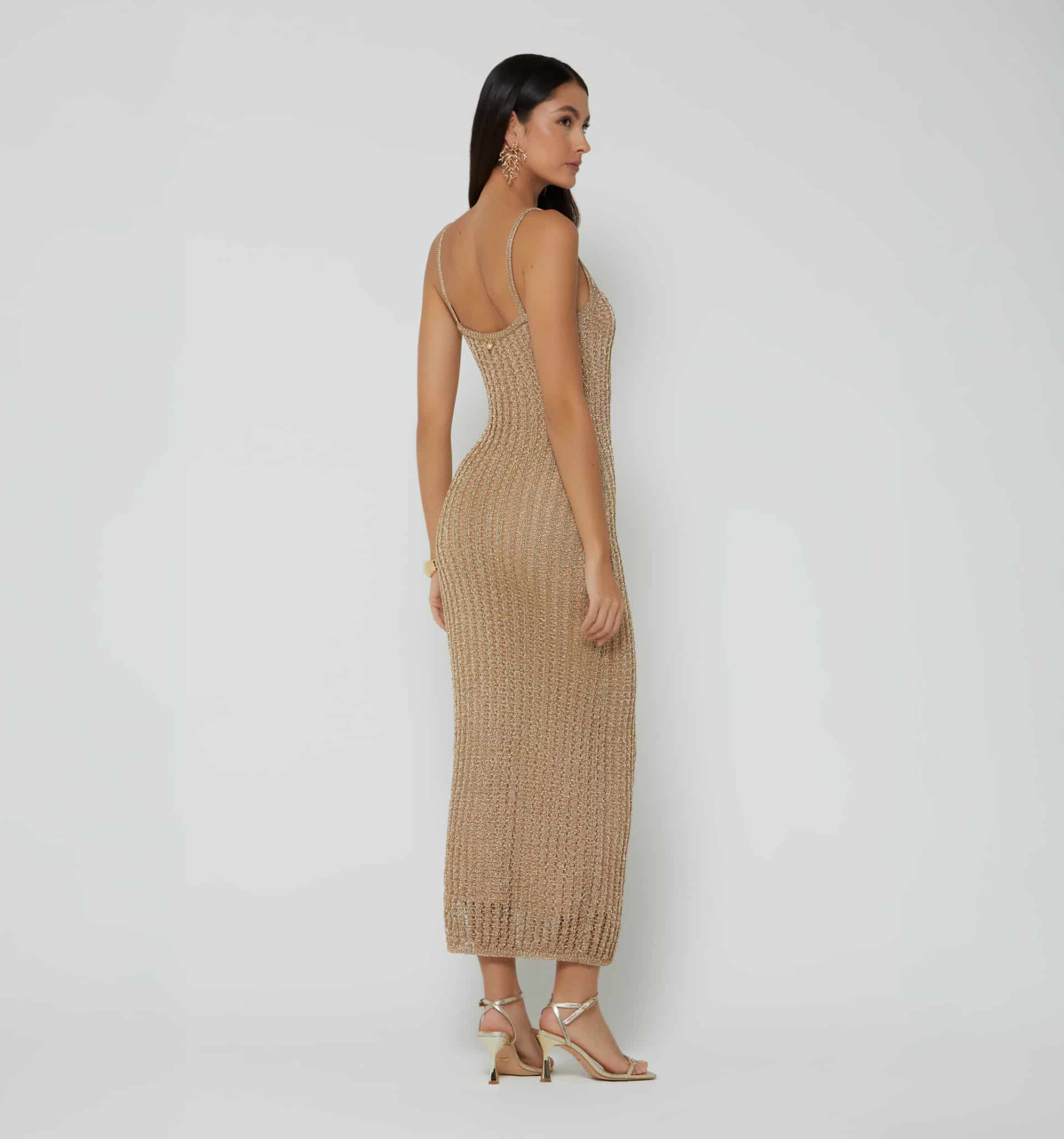 Vestido para mujer de tejido abierto - miniatura 9