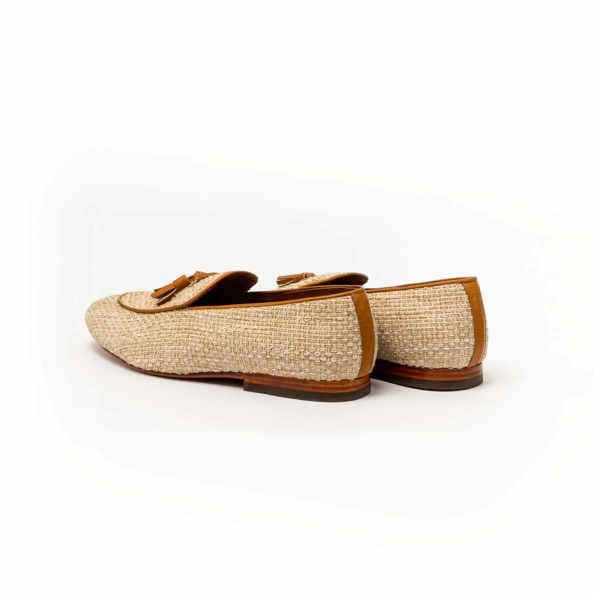 Loafers Rafia Beige - miniatura 3