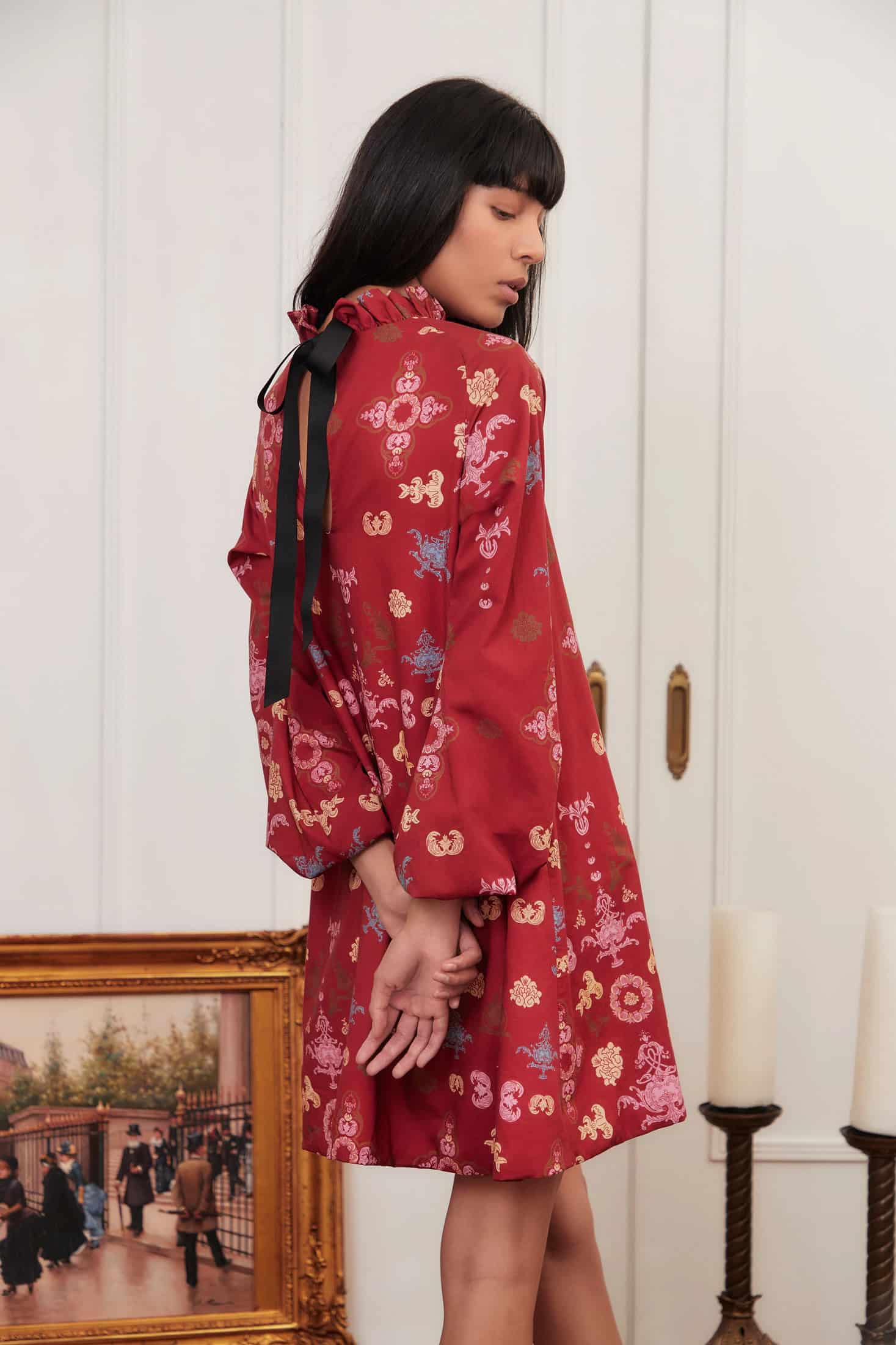 Grosella Roja Mini Dress - miniatura 3