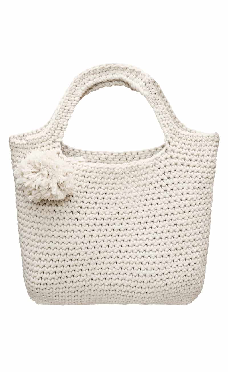 BOLSO MACRAME MARFIL - miniatura 1