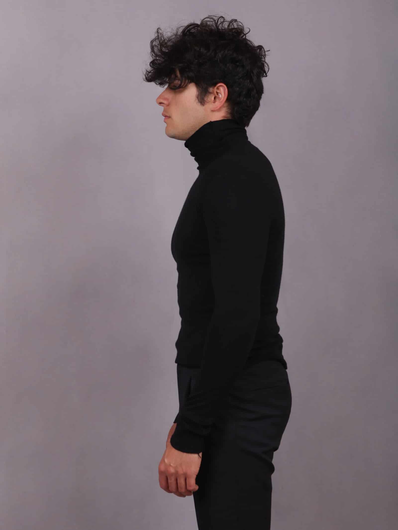 Cuello tortuga negro - miniatura 3