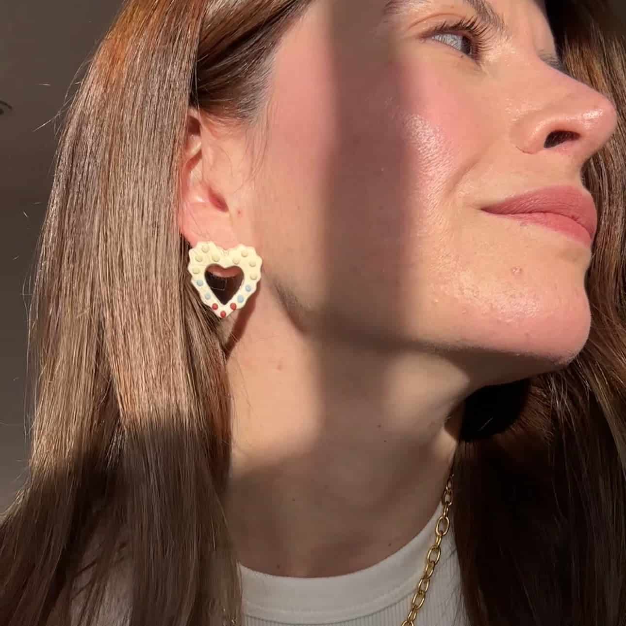 Aretes Latidots tricolor mini - miniatura 2